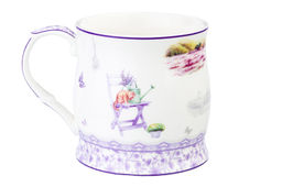 Кружка 350 мл 11,5*8,5*8,5 см Лаванда NEW BONE CHINA - Elan gallery фото 11