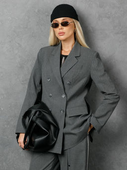 Жакет в полоску