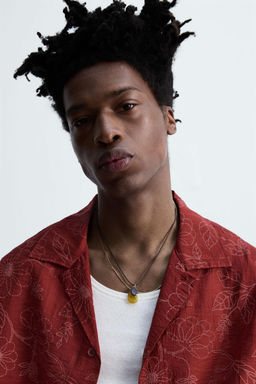 FLORAL TEXTURED SHIRT  OTIS KWAME KYE QUAICOE - Zara фото 14
