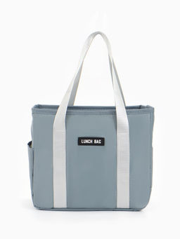 Термосумка на молнии, 6.4 л, серая