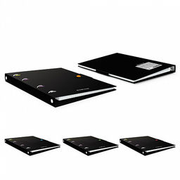 Цена за 24 шт. Тетрадь общая с пластиковой обложкой на кольцах ErichKrause Accent, ассорти, А5, 80 листов, клетка, на кнопке  фото 9