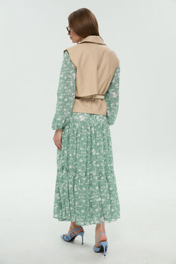 Костюм NIKVA н1043-1 мята и крем-брюле