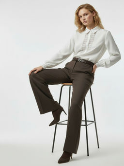 Блузка с кружевом OD-808-5 белый