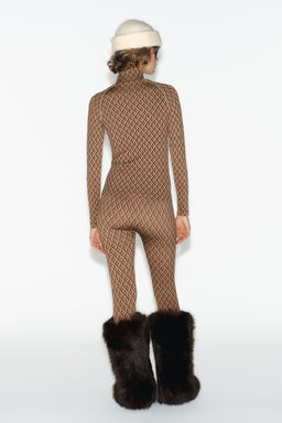 THERMOLITE® CORE JACQUARD THERMAL LEGGINGS SKI COLLECTION - Zara фото 16