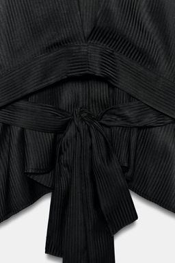 CAMISA CINTUR?N ZW COLLECTION / Negro - Zara фото 9