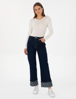 Koyu _ndigo Jean Pantolon