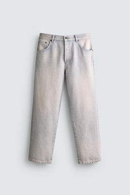 JEANS BAGGY CROPPED FIT / Azul claro - Zara фото 7