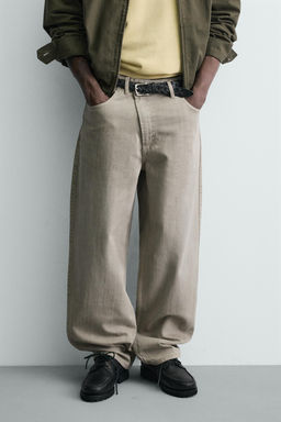 PANTAL?N RELAXED FIT CIERRE CRUZADO / Gris claro - Zara фото 2