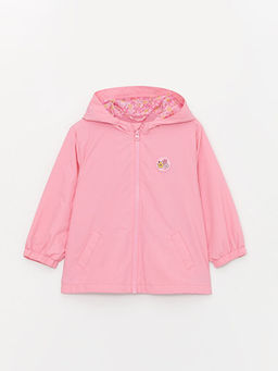 Kap??onlu Uzun Kollu Bask?l? K?z Bebek Ya?murluk - Waikiki фото 3