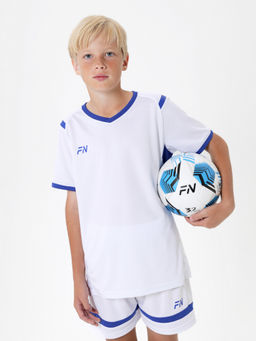Детская футбольная форма FN Spirit Kid (White/Blue)
