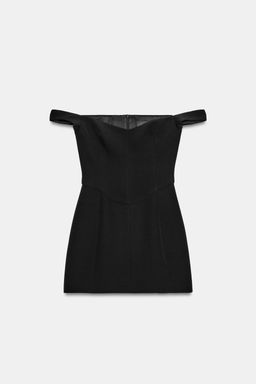 VESTIDO CORTO VOLUMEN / Negro - Zara фото 5