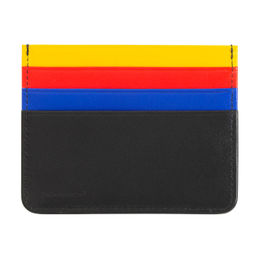 Итальянский кожаный кардхолдер DuDu серии Svalbard | черный