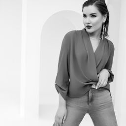 Блуза, Гордость и убеждение (маковый цвет) - Charutti фото 4