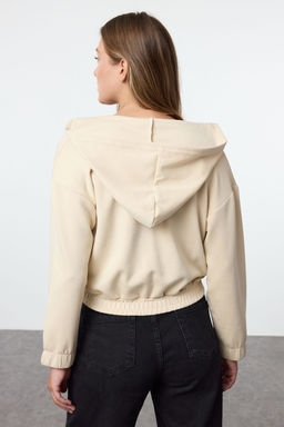 Tas Regular/Normal Kal?p Kapusonlu Esnek Orme Sweatshirt TWOAW25SW00167 - Trendyolmilla фото 5