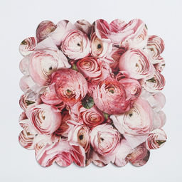 Цена за 5 шт. Коробка для печенья, кондитерская упаковка с пластиковой крышкой, My best wishes, 21?21?3 см