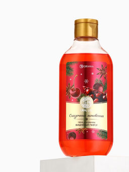 Пена для ванны URAL LAB Сказочные мгновенья, 300 мл, аромат вишнёвого пирога, Новый Год