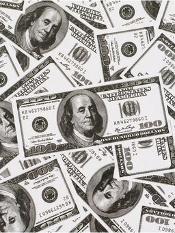 Цена за 10 шт. Бумага упаковочная глянцевая «Богатство», 50 × 70 см