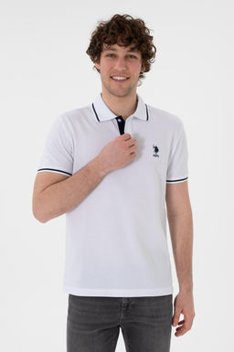 Erkek Slim Fit Polo Yaka Beyaz Basic Ti__rt Sepette S_rpriz _ndirim - U.s. polo assn фото 2
