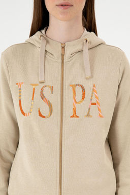 Kad_n A__k Haki Basic Kap__onlu Sweatshirt - U.s. polo assn фото 6