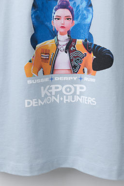 KPOP DEMON HUNTERS NETFLIX PRINTED T-SHIRT - Zara фото 9