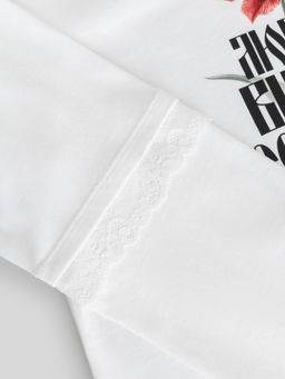 ACOOLA / Джемпер детский для девочек Airville белый  фото 7