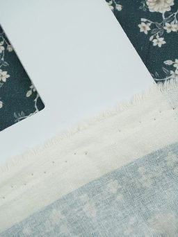 Импорт. хлопок Digital Цветущие дорожки цв.т.морская волна, ш.1.4м, хлопок-100%, 135гр/м.кв - Купава фото 7