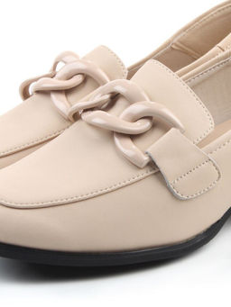 06-M27-35 BEIGE Туфли женские (натуральная кожа)