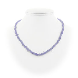 Опал (Перу) фиолетовый, мелкая галька 5мм, бусы длиной 44,,,49см