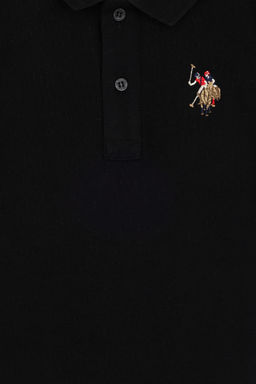 Erkek Гocuk Siyah Basic Polo Yaka TiЕГrt - U.s. polo assn фото 6