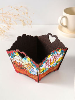 Конфетница квадратная или подставка под кулич «ХВ»,10×13×13.5 см