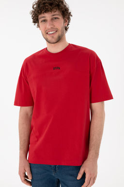 Erkek Comfort Fit Bisiklet Yaka K_rm_z_ Ti__rt Sepette S_rpriz _ndirim - U.s. polo assn фото 4