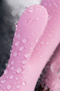 Нереалистичный вибратор Satisfyer Mono Flex, силикон, розовый, 20,4 см.