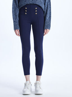 Kad?n Ekstra Dar Fit D?z Pantolon