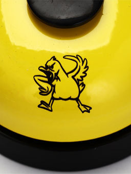 Звонок настольный "Утка", 7.2 х 4,8 см, желтый