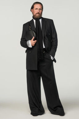 PINSTRIPE SUIT TROUSERS X STEFANO PILATI