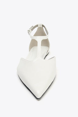 FLAT SHOES WITH ANKLE STRAP - Zara фото 3
