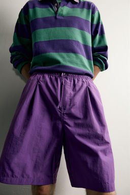 PANTALONES CORTOS T?CNICOS 9 / Morado - Zara фото 4