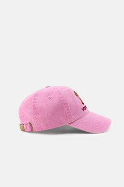 GORRA SARGA BORDADOS CANICHE / Rosa - Zara фото 5
