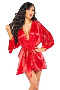 Marissa peignoir Red