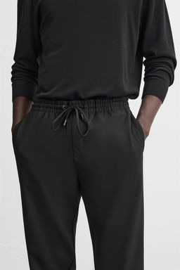 EASY CARE JOGGER WAIST TROUSERS - Zara фото 14