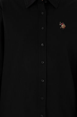 Kad_n Siyah Uzun Kollu Basic G_mlek Sepette S_rpriz _ndirim - U.s. polo assn фото 6