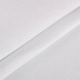 Канва K04L Gamma Aida №14 ФАСОВКА 92% хлопок, 8% терилен 150 x 100 см  2 см белый с перламутровым люрексом