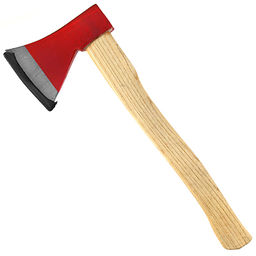Топор хозяйственный 1кг, 17,5х12,5х2,7см, в сборе 43,5см, деревянная рукоятка 38см (Китай)