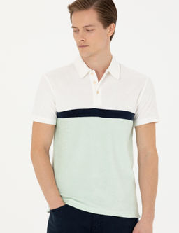Ye_il Slim Fit Polo Yaka T-shirt