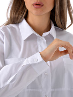 Базовая белая рубашка - А+б коллекция фото 7