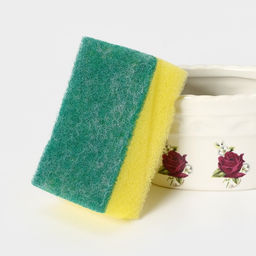 Дозатор для моющего средства с подставкой для губки Доляна «Роза», 200 мл