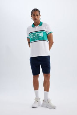 DeFactoFit Standart Fit Sporcu Basic Duz K?sa Paca Sort