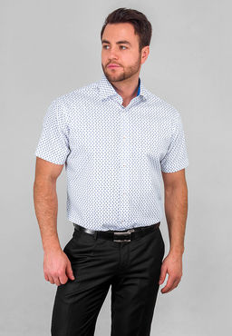 Сорочка мужская короткий рукав GREG 123/109/2084/ZS/1  фото 8