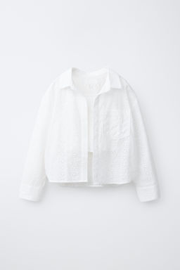 PACK CAMISA CON TOP SCHIFFLY / Blanco roto - Zara фото 2