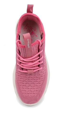 AL 6866 Полуботинки типа кроссовые детские, розовый - Antilopa фото 4